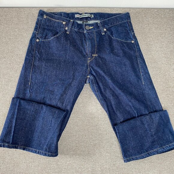 Levi's Engineered Jeans Men's 34 Button Fly Blue The Leg Twist Original 1999 VTG - Picture 3 of 16